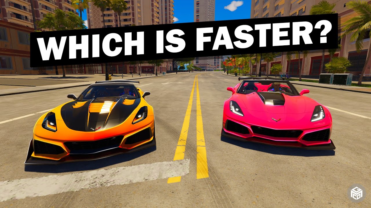 Продолжение тестов гиперкаров: ZR1 Convertible против ZR1 Gold Nugget Ed.