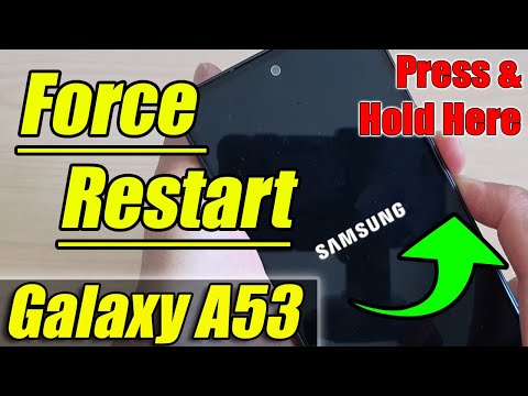 Samsung Galaxy A53: How to FORCE RESTART | 2023 UPDATE !!!