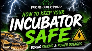 Power Outage Prep for Ball Python Incubators | Dos & Don'ts During Storms #ballpython #snake