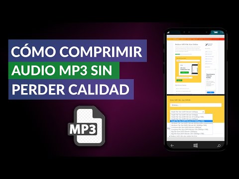 ¿Cómo comprimir un AUDIO MP3 sin perder calidad? - Programas útiles