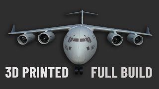 The Amazing 3D Printed RC PLANE C-17 . Full Assembly and Test Flight