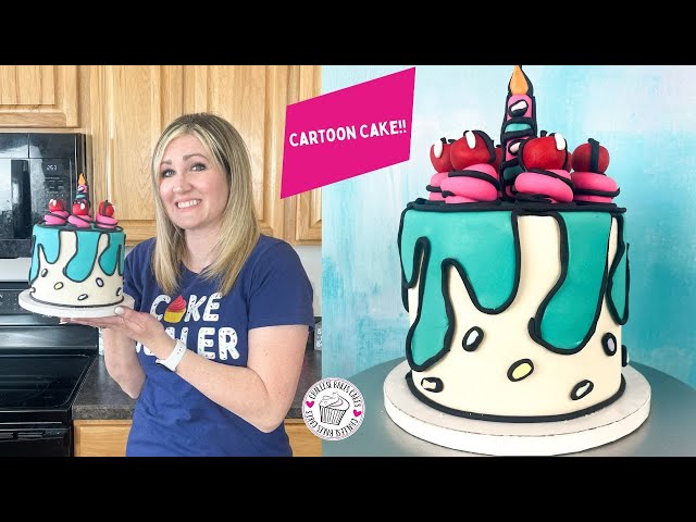 Cake 🎂#cake #dessert #funny #funnyvideo #animated #cartoon