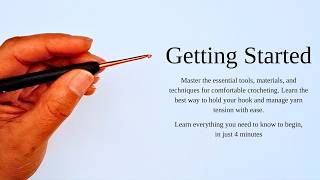 Learn Everything You Need to Know to Start Crocheting