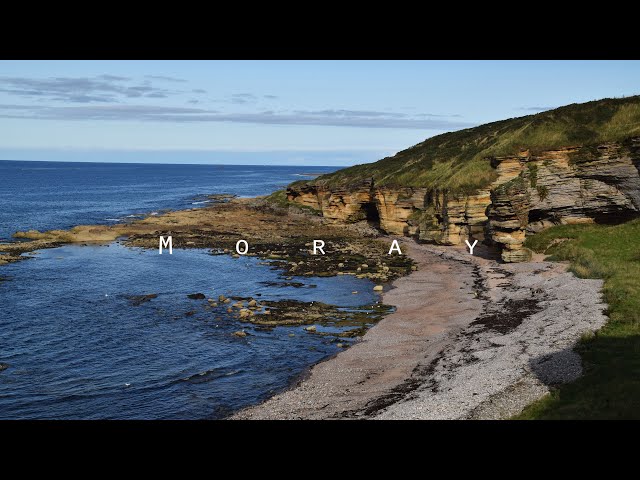 Travel vlog - Moray | Exploring Sea Caves | Burghead | Duffus Castle  | North-East Scotland Road Trip Part 2