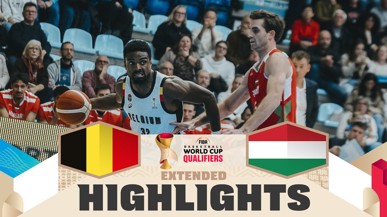 Belgium 🇧🇪 v Hungary 🇭🇺 | Extended Highlights | FIBA Basketball World Cup 2027 European Qualifiers