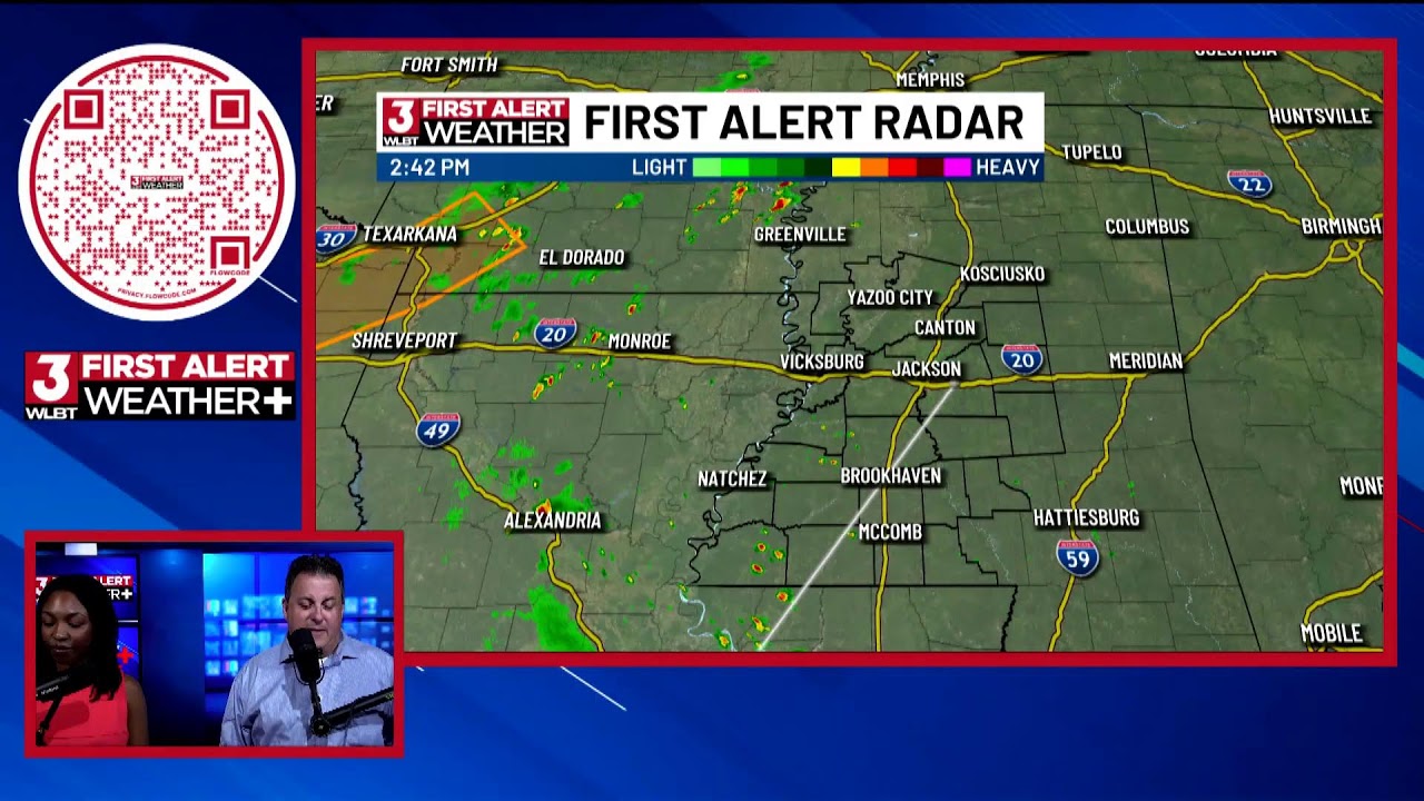 First Alert Weather: Scattered showers and storms expected today - YouTube