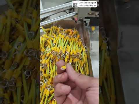 Auto Double Head Crimping Vibratory Bowl Feed Operations Setup Output Stacking Cut Machine