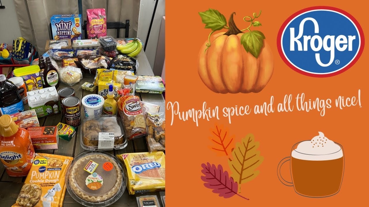 KROGER GROCERY HAUL PUMPKIN SPICE 🎃 HIGH PRICES AUGUST 2022 fall