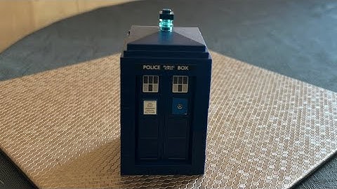 Tardis Materialising - LEGO Stop Motion Test
