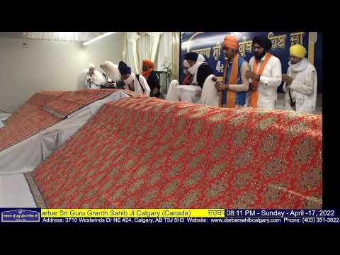 Darbar Sri Guru Granth Sahib Ji Calgary Live Stream