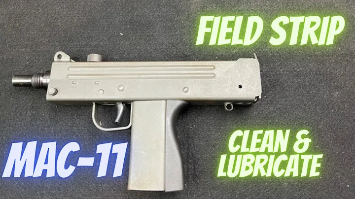 Mac11 Field Strip. Disassemble, Clean, Lubricate, Reassemble