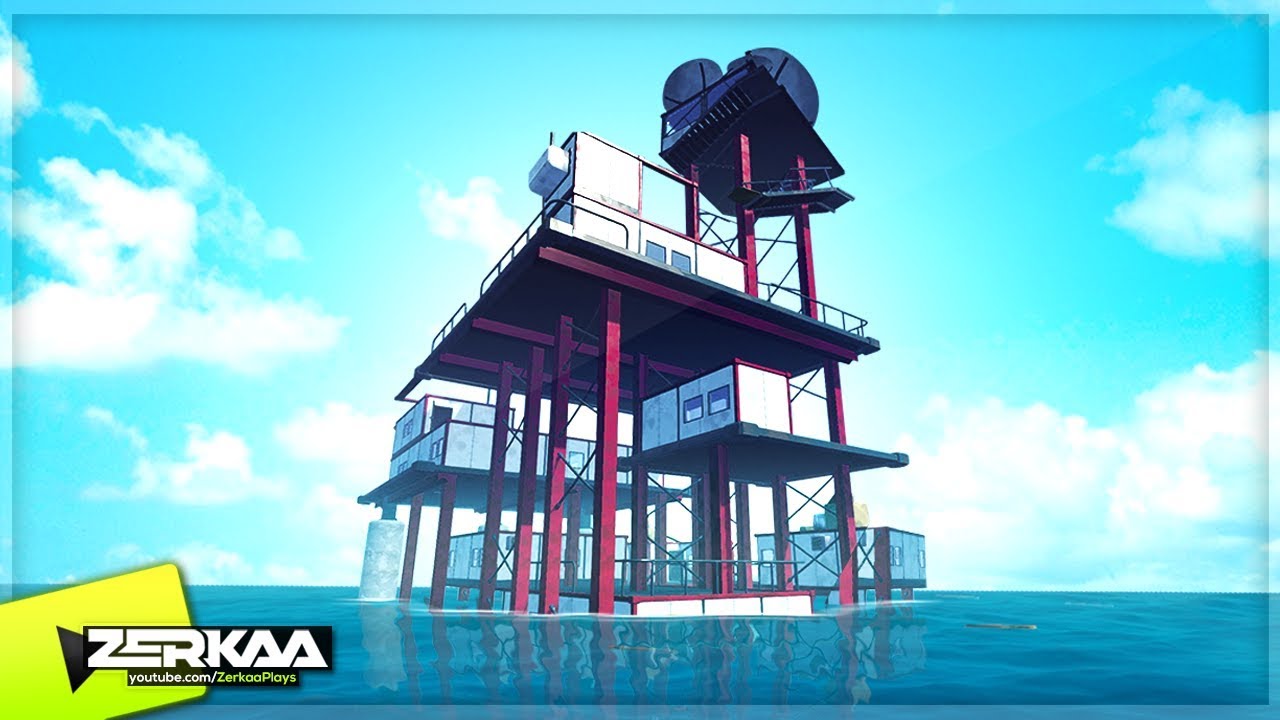 Radio Raft WE FOUND THE SECRET ABANDONED RADIO TOWER! (Raft #8) - YouTube