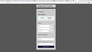 React Expense Tracker App