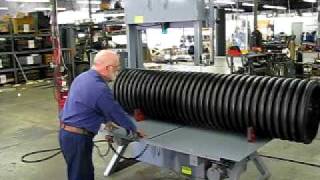 Bandsaw Test Cut On Pipe, Straight