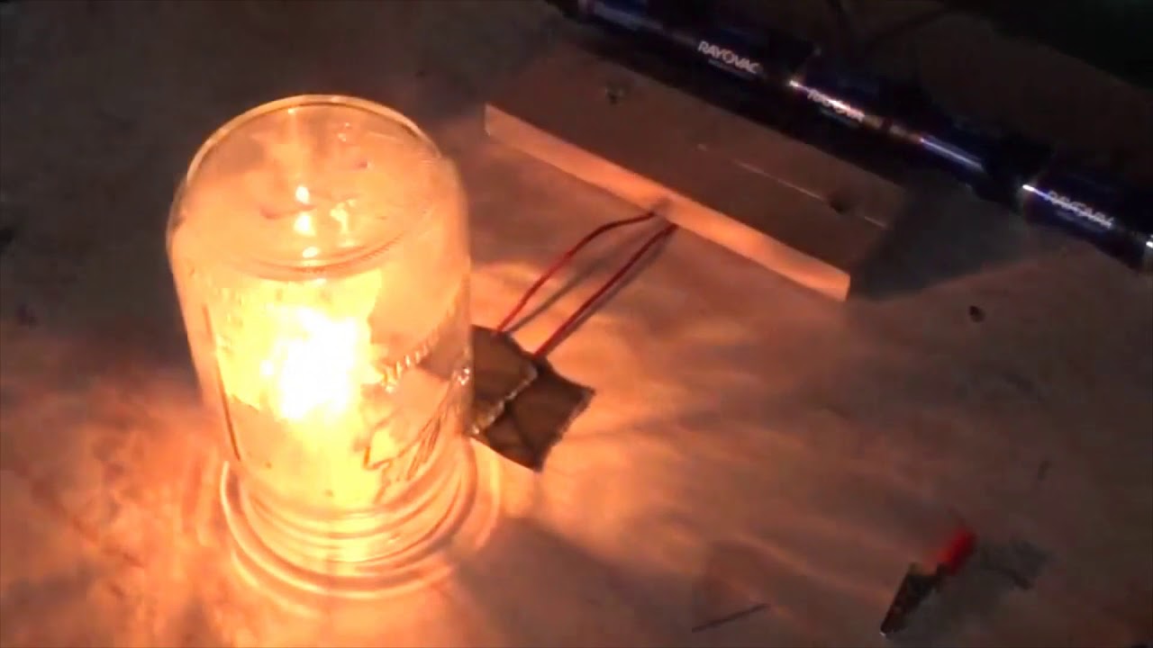 Mason Jar Light Bulb Experiment YouTube