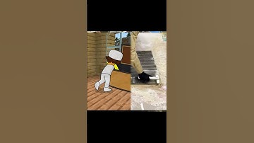 When a Spider gets inside your Minecraft house (Animated #shorts)