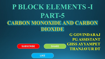 p BLOCK ELEMENTS PART 5 12TH CHEMISTRY UNIT 2