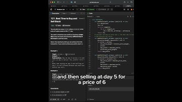121. Best Time to Buy and Sell Stock #leetcode