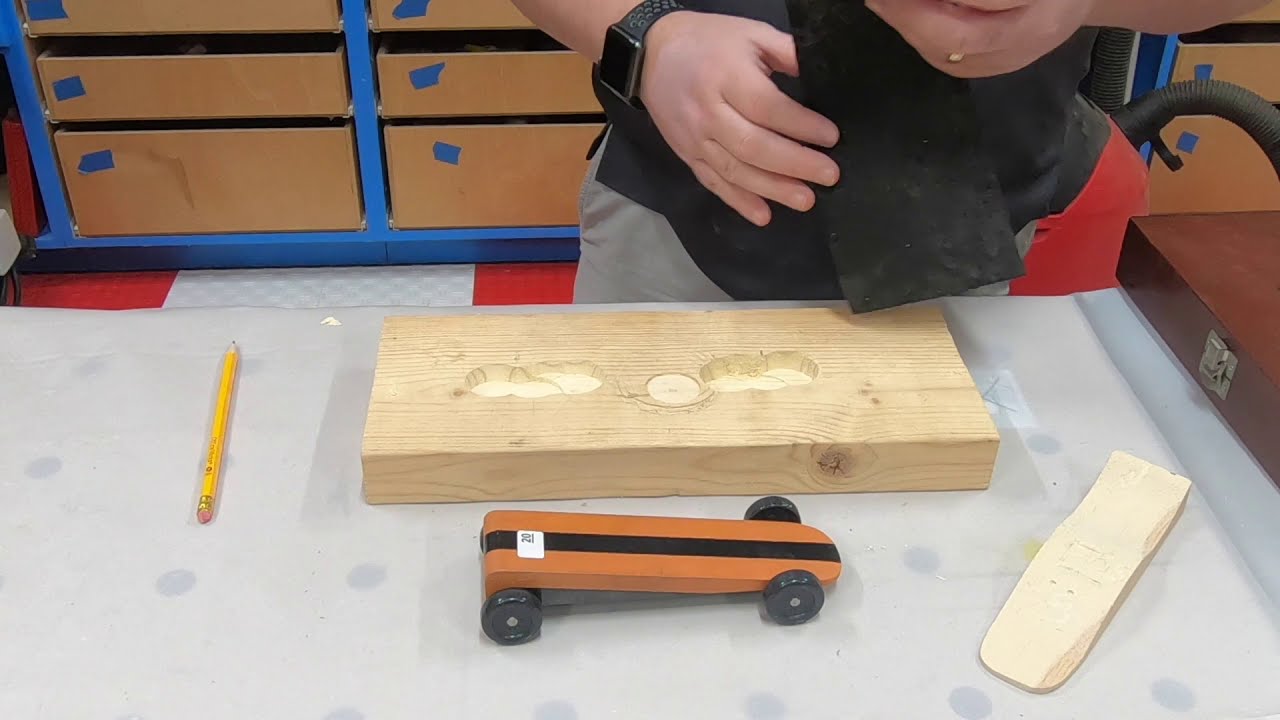 Cub Scouts Pinewood Derby Pit Crew Tools Wheel Board Jig YouTube