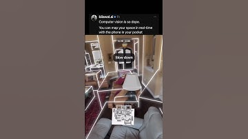 Computer vision is dope - use your phone to make a 3d scan and floor map of your house #ai #3d