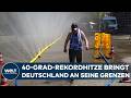 HITZEWELLE: Deutschland am Limit! Temperatur-Rekord sprengt Stra&szlig;en und bringt die Bahn ins Wanken