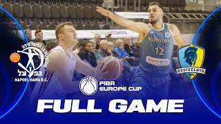 Hapoel B-Cure Laser Haifa v BC Budivelnyk Kyiv | Full Basketball Game | FIBA Europe Cup 2022