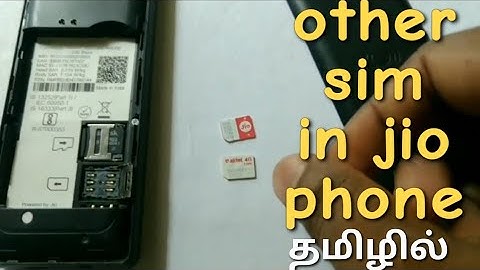 How to use other sim in jio phone | Multi sim in jio phone