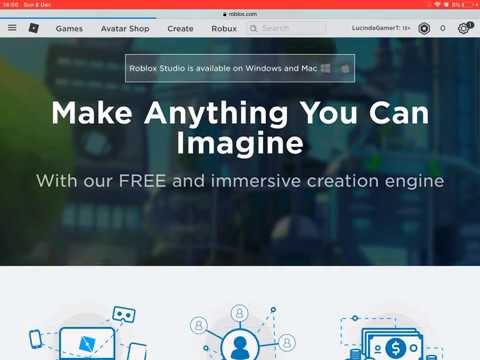 how to create games on roblox on a ipad