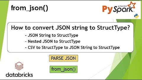 44. from_json() | How to convert JSON string to struct?  | #pyspark PART44