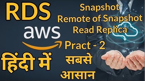 What is Read Replica and Snapshot in RDS in AWS in Hindi | AWS Cloud Computing for Beginners