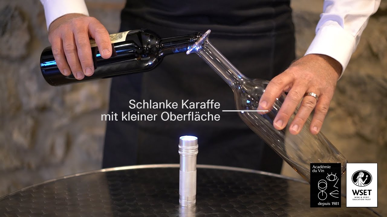Wann sollte man Wein öffnen und dekantieren? – Académie du Vin