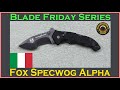 FOX Specwog Alpha Warrior FX310 - Knife review. [#bladefriday - Blade Friday Series]