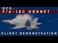 DCS: FA-18С Hornet - Flight Demonstration