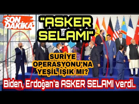 Biden, Erdoğan'a asker selamı verdi. Suriye Operasyonu'na YEŞİL IŞIK mı?