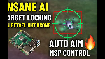 Raspberry Pi 5 Drone Target Locking! 🧠 Auto-Aim on Betaflight via MSP
