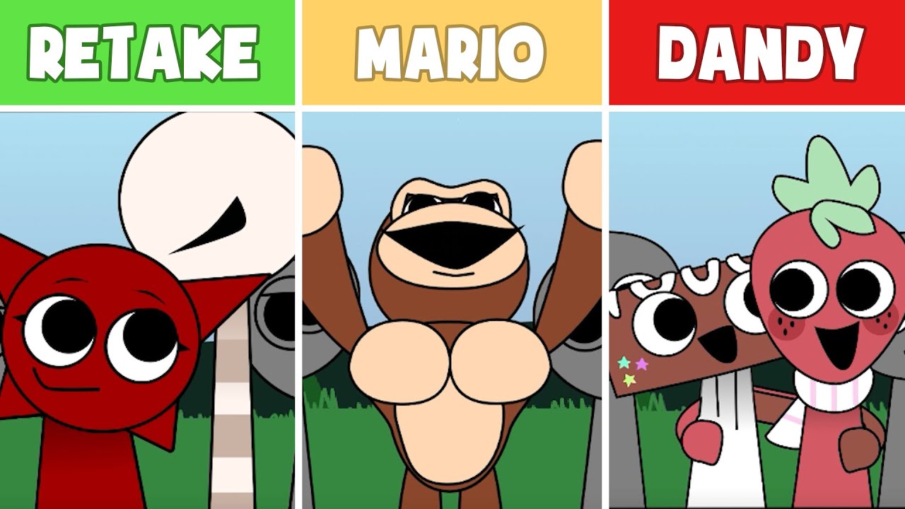Incredibox Sprunki Retake Vs. Retake Super Mario Vs. Dandy's World Retour |Special Version(NEW MOD)