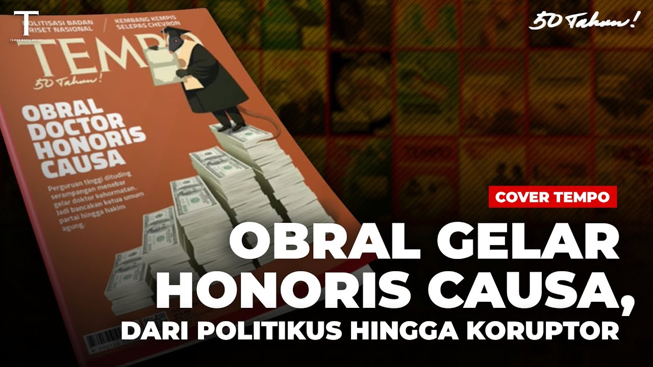 Obral Gelar Honoris Causa, Dari Politikus Hingga Koruptor