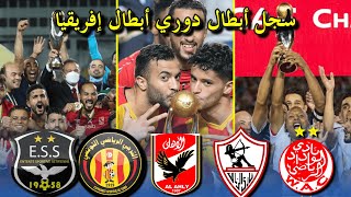 جميع الفائزين بدوري أبطال إفريقيا | 1965--2021 | CAF Champions League