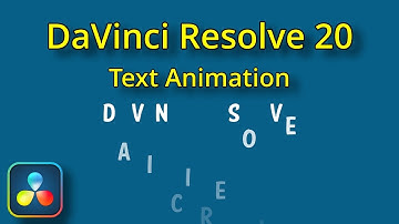 Анимированное текстовое вступление в DaVinci Resolve 20.
