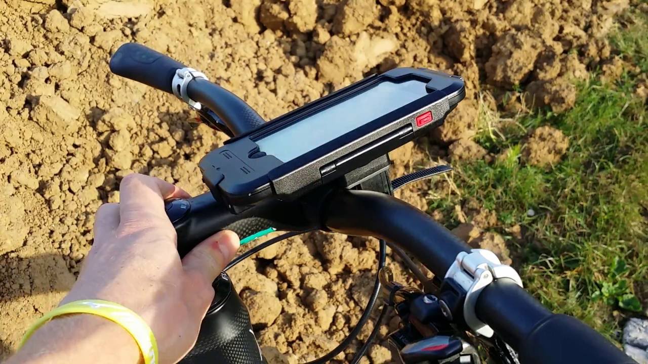 Soedan Verbieden vijver Telefoonhouder MTB iPhone 6 Test! - YouTube