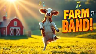 Move By Cluck - Kids Song & Cow Sounds - Old MacDonald Had Farm Songs Super Simple