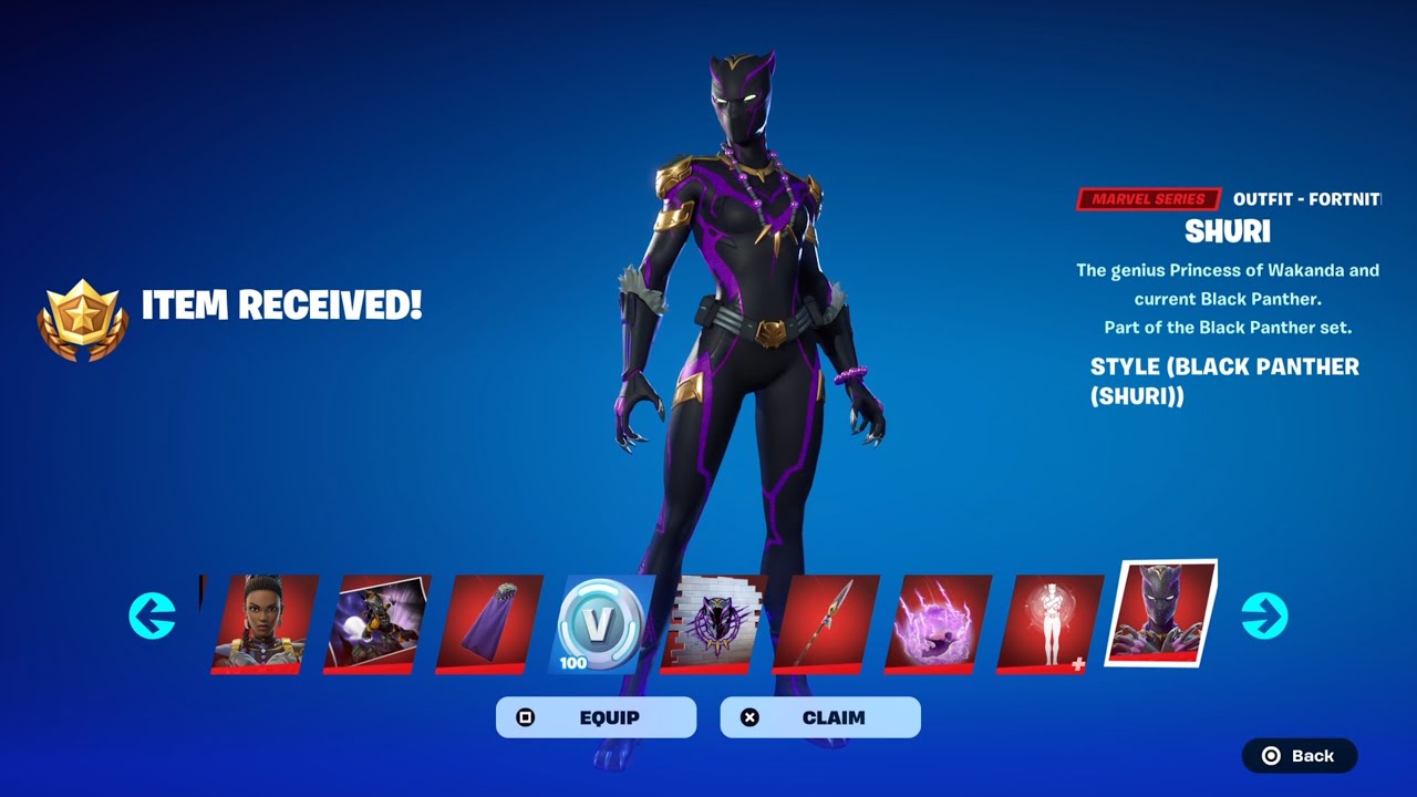 HOW TO GET BLACK PANTHER SHURI SKIN IN FORTNITE! YouTube