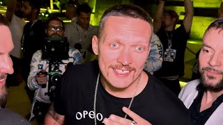 “IT WAS BAD BEHAVIOUR, WE PREDICTED IT” USYK REACTS TO PUSH FROM TYSON FURY DURING WEIGH IN