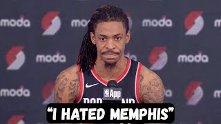 Ja Morant SPEAKS after being traded to the Portland Trail Blazers 