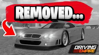 Driving Empire Just Removed Every Unlicensed Car...