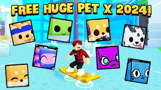 Toàn bộ HUGE PET Miễn Phí CÒN LẤY ĐƯỢC Trong Pet Simulator X!  Roblox