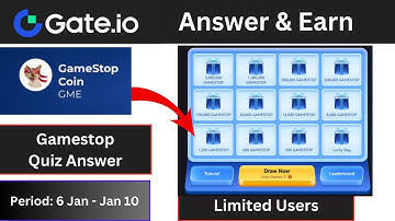 Gate.io Answer and Earn | GAMESTOP (GAMESTOP) Token Quiz Answer | 100% Right Answer