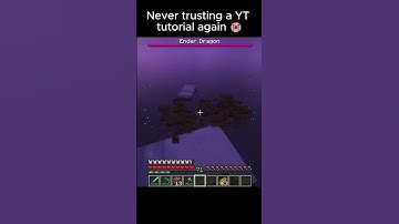 Never trusting a YT tutorial again 😭💀  #minecraft #shorts