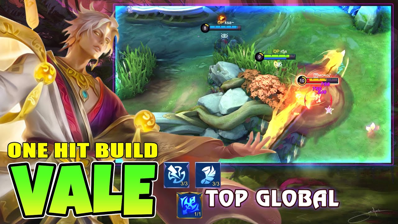 Vale One Hit Build 2022! Top Global Vale Gameplay ~ Mobile Legends