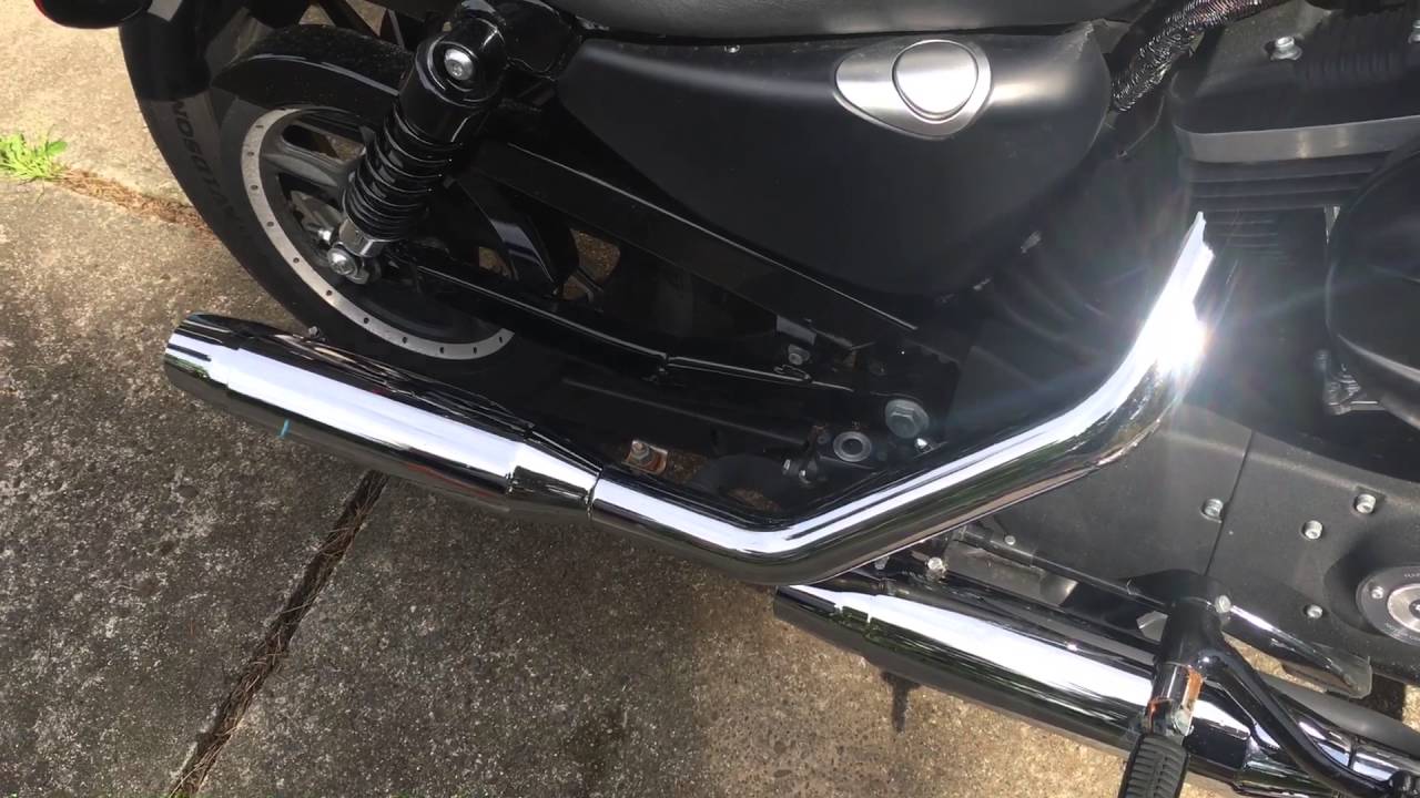 2014 Iron 883 Baffle Delete YouTube